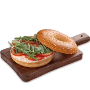 Bagel with Cream Cheese Tomato